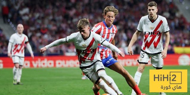 احصائيات مباراة أتلتيكو مدريد و رايو فاليكانو في الدوري الإسباني