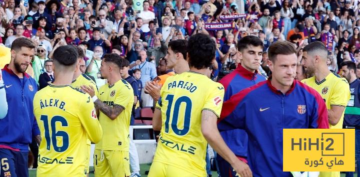 برشلونة يتقدم بهدفين لهدف أمام فياريال في الشوط الأول