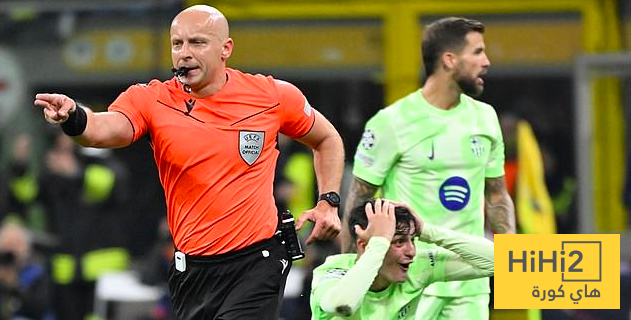 طرد حكم لقاء برشلونة وإنتر ميلان … وقاحة و كذب في وضح النهار …!