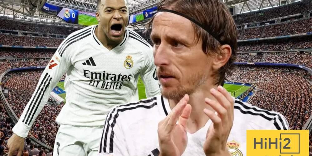 هدية مبابي لمودريتش في مباراته الأخيرة بالبيرنابيو