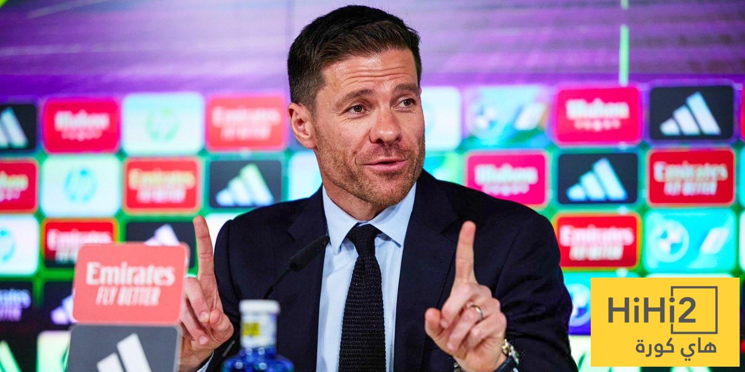 تشابي ألونسو يكشف عن أهدافه مع ريال مدريد