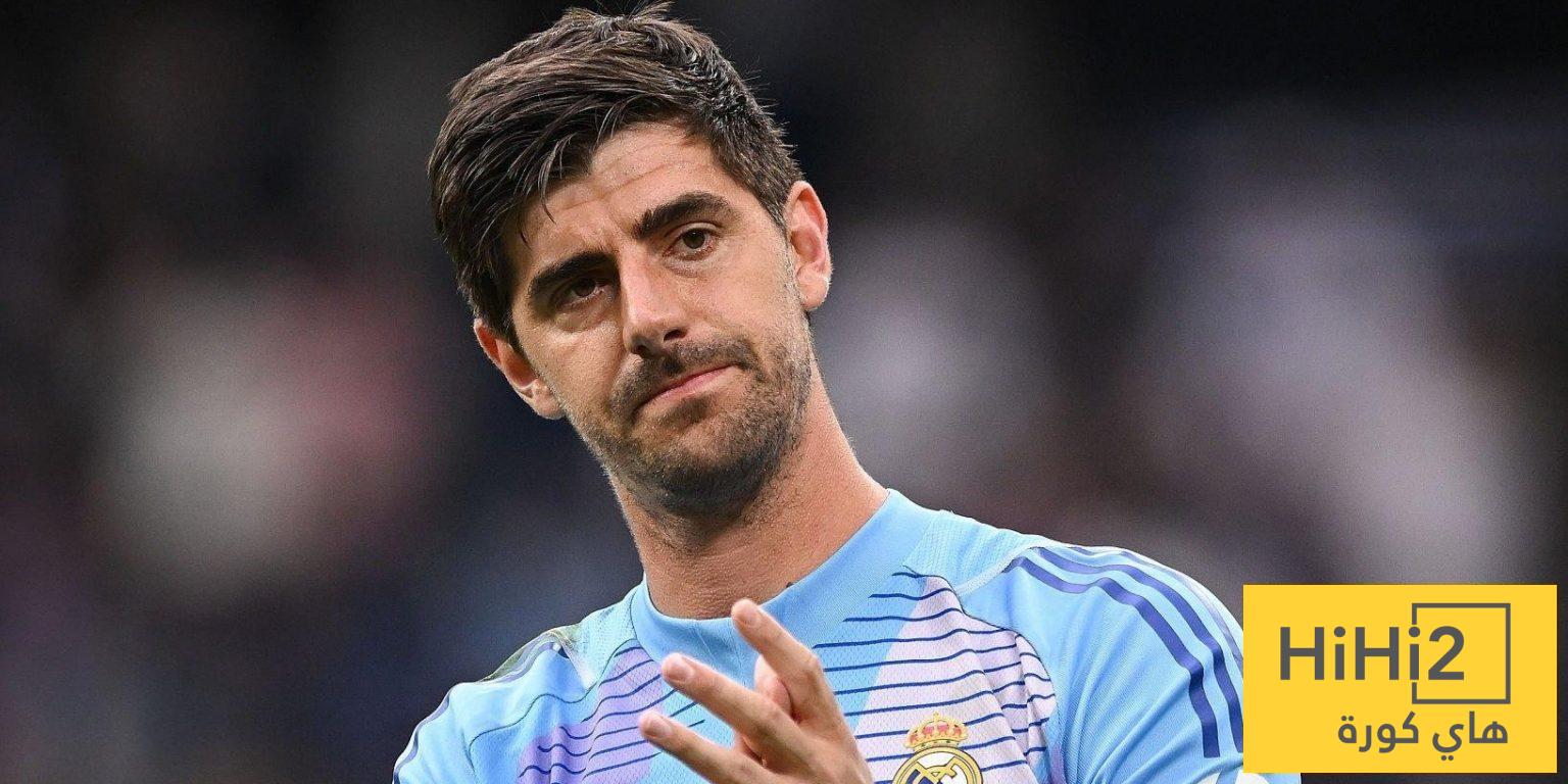 موعد تجديد عقد كورتوا مع ريال مدريد