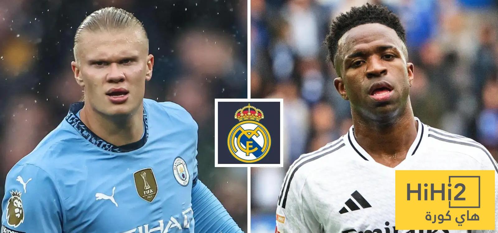 شاهد تشكيلة ريال مدريد في حال بيع فينيسيوس وضم هالاند