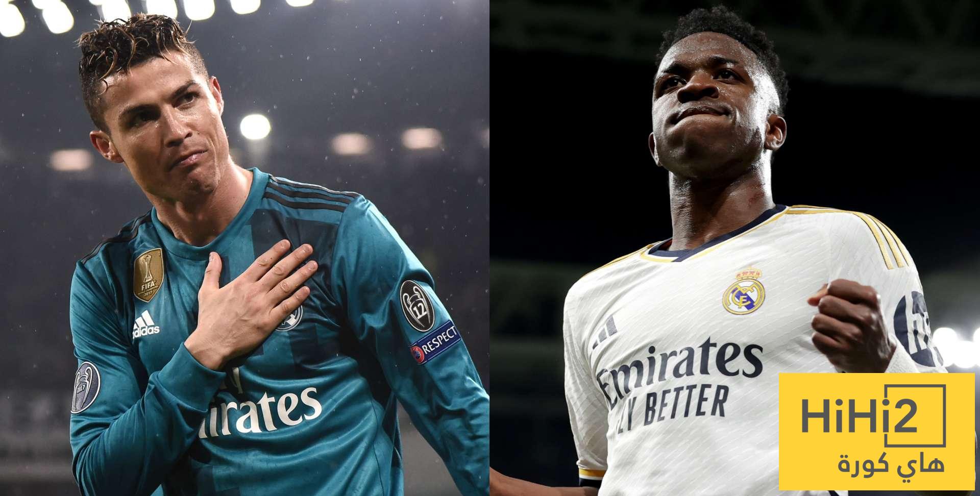 فينيسيوس ورونالدو.. الثنائي الذهبي في تاريخ دوري الأبطال مع ريال مدريد