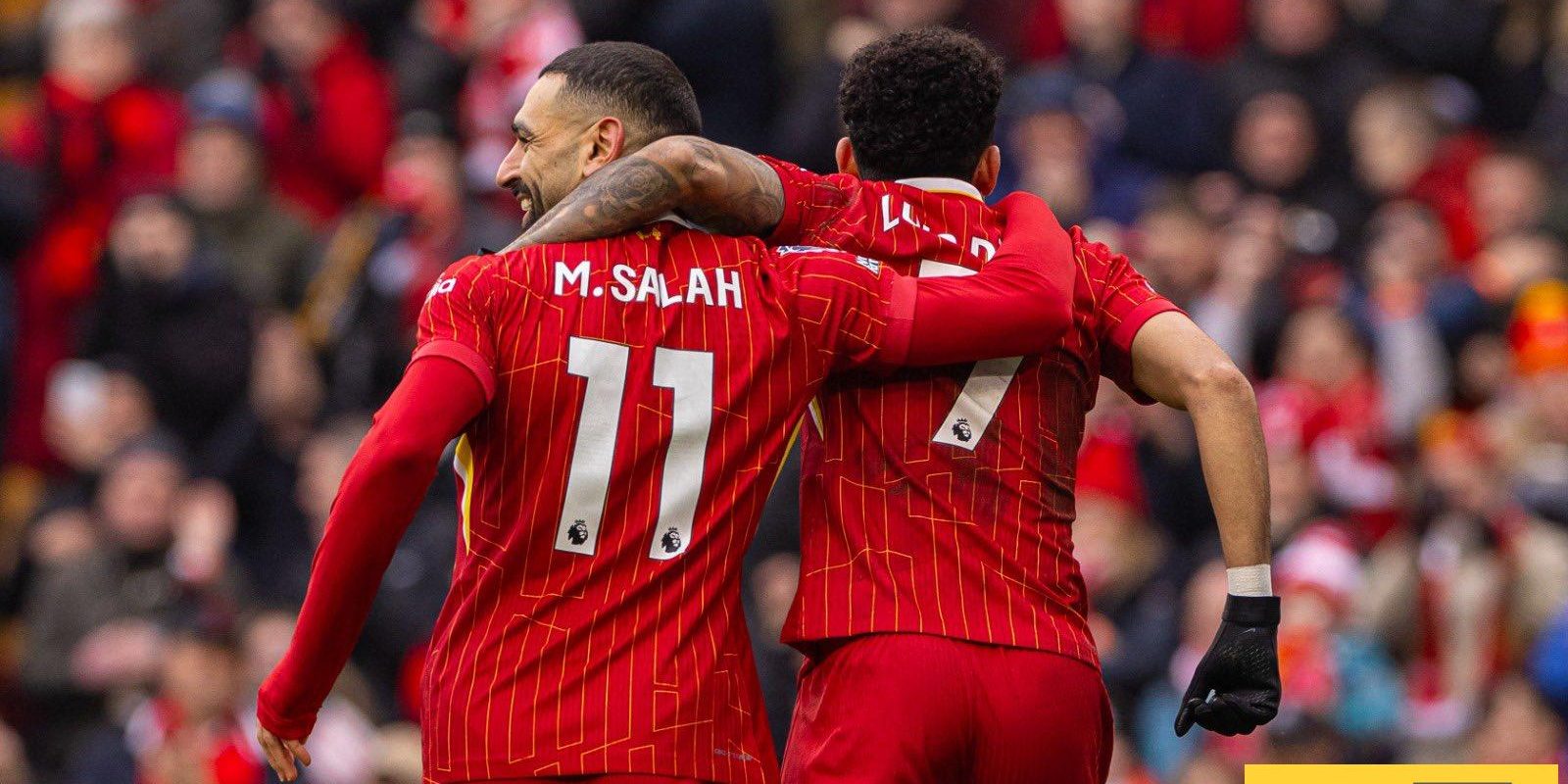محمد صلاح يودع لويس دياز بكلمات مؤثرة