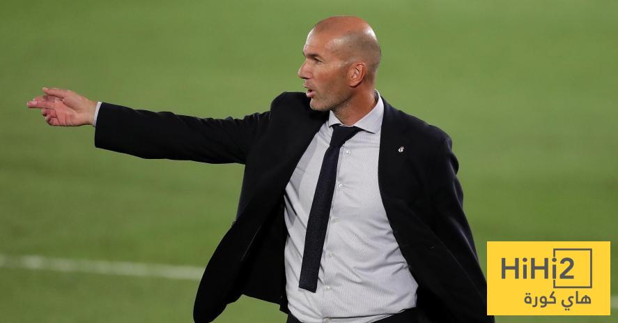صورة زيدان التي لاقت إعجاب كبير من جماهير ريال مدريد