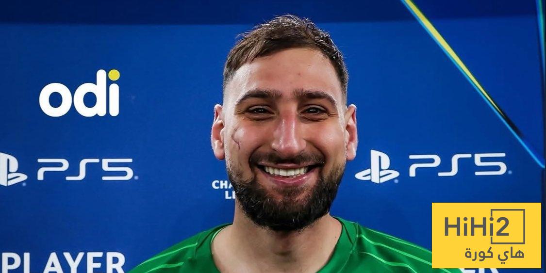 خلافات مالية بشأن صفقة انتقال دوناروما إلى مانشستر سيتي
