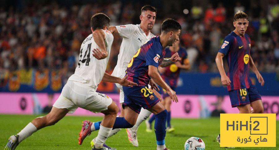 انسحاب فالنسيا المبكر أمام برشلونة يكشفه التحليل الحراري