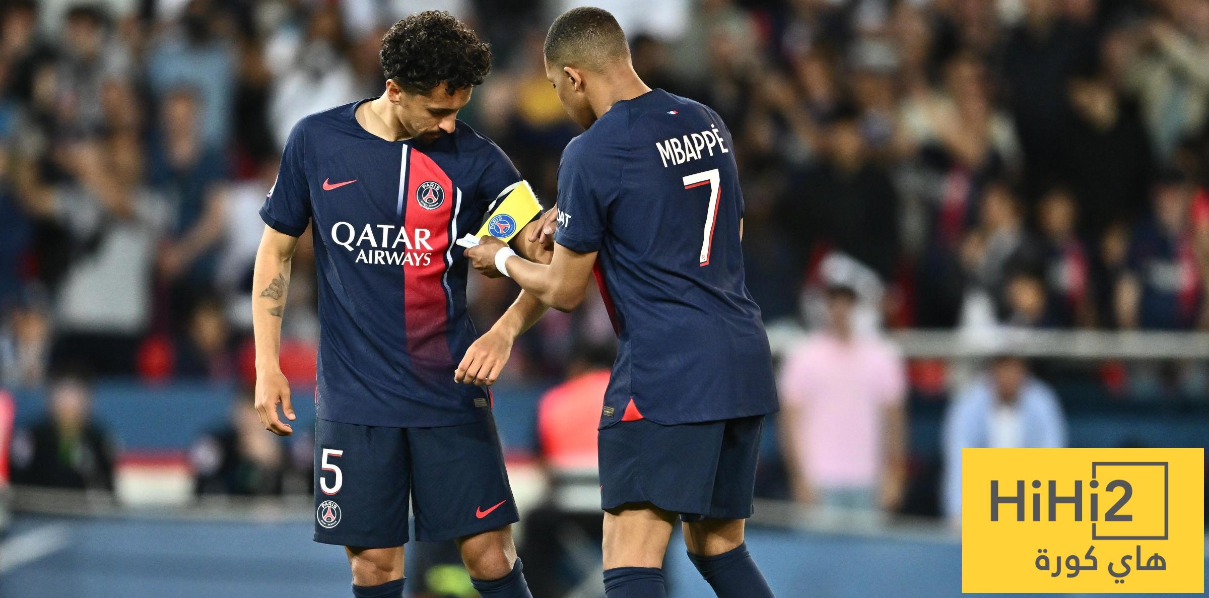 ماركينيوس ثاني لاعب يفعلها مع باريس سان جيرمان بعد مبابي