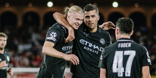 التعادل يحسم مباراة مانشستر سيتي و موناكو في دوري الابطال