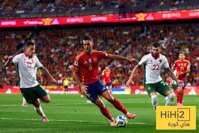اسبانيا تتقدم على بلغاريا في الشوط الاول اسبانيا تتقدم على بلغاريا في الشوط الاول