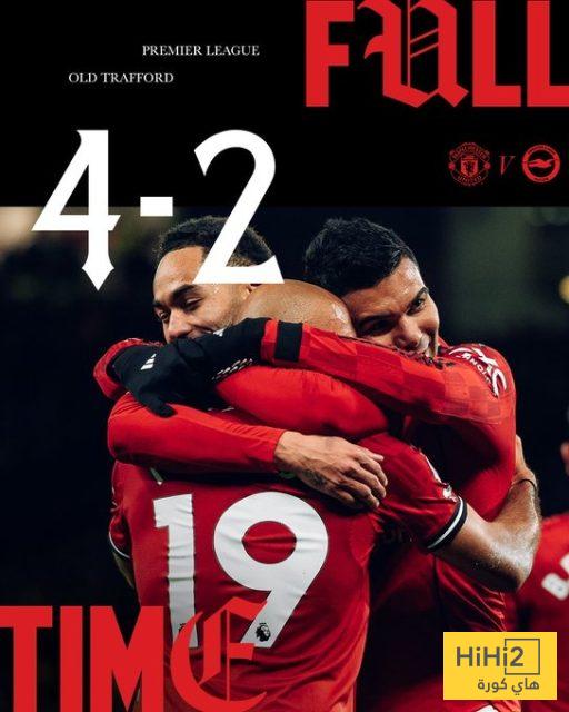 احصائيات مباراة مانشستر يونايتد ضد برايتون احصائيات مباراة مانشستر يونايتد ضد برايتون