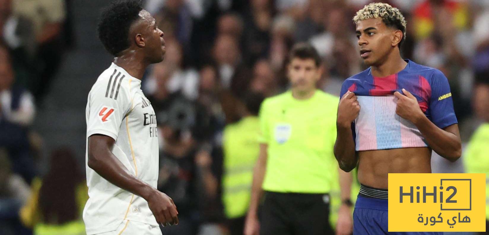 لامين أشعل الكلاسيكو وفينيسيوس يستحق العقوبة