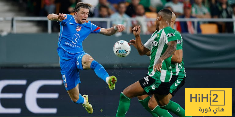 اتلتيكو مدريد يفوز على ريال بيتيس في الدوري الاسباني