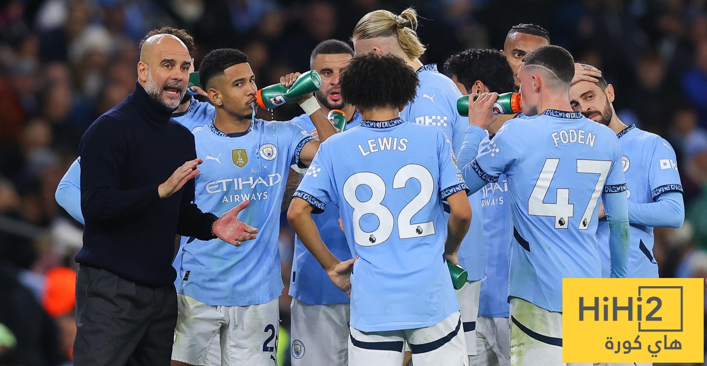 مباريات مانشستر سيتي في شهر نوفمبر