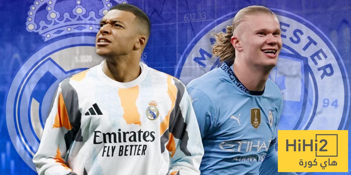 هالاند يلتحق بـ مبابي في صدارة ترتيب هدافي البيغ 5