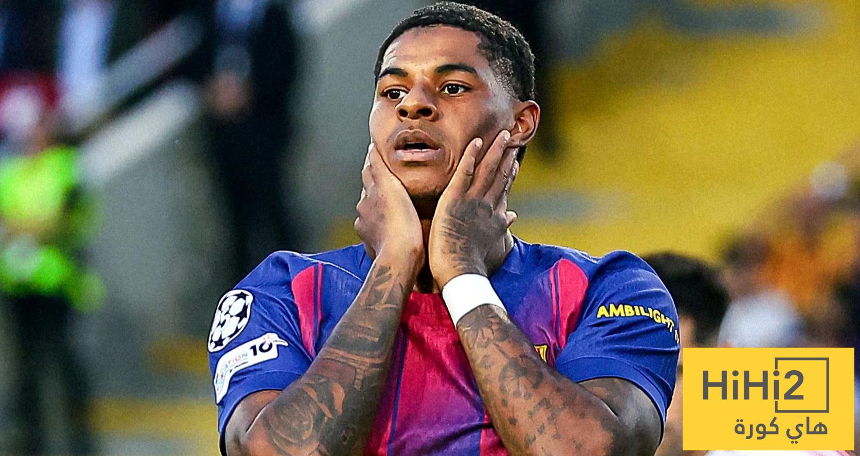 شرط برشلونة الوحيد لتفعيل بند شراء راشفورد