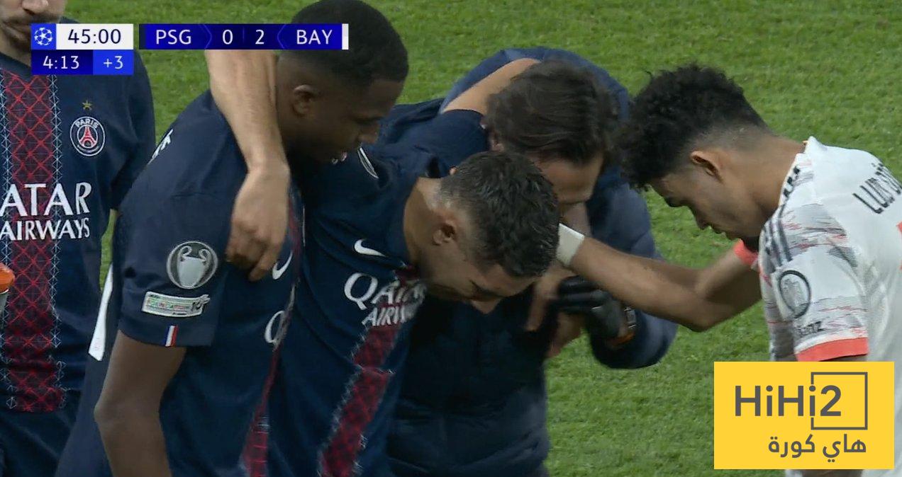 مدة غياب حكيمي المتوقعة بعد إصابته القوية أمام بايرن ميونيخ