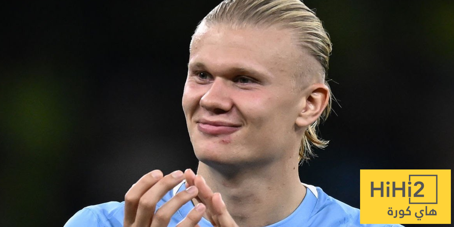 غوارديولا سعيد بأرقام هالاند القياسية