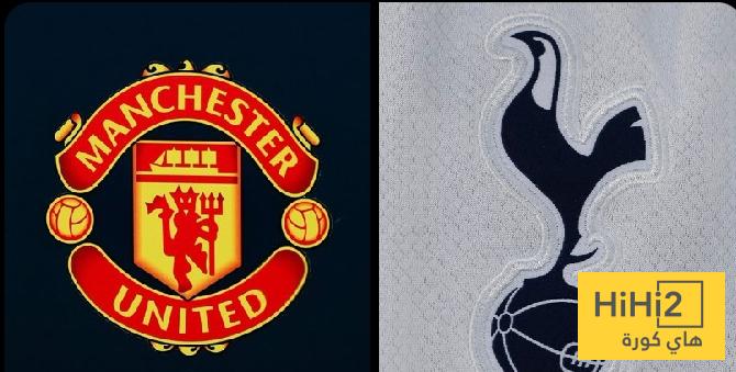 انطلاق الشوط الثاني من مباراة توتنهام و مانشستر يونايتد