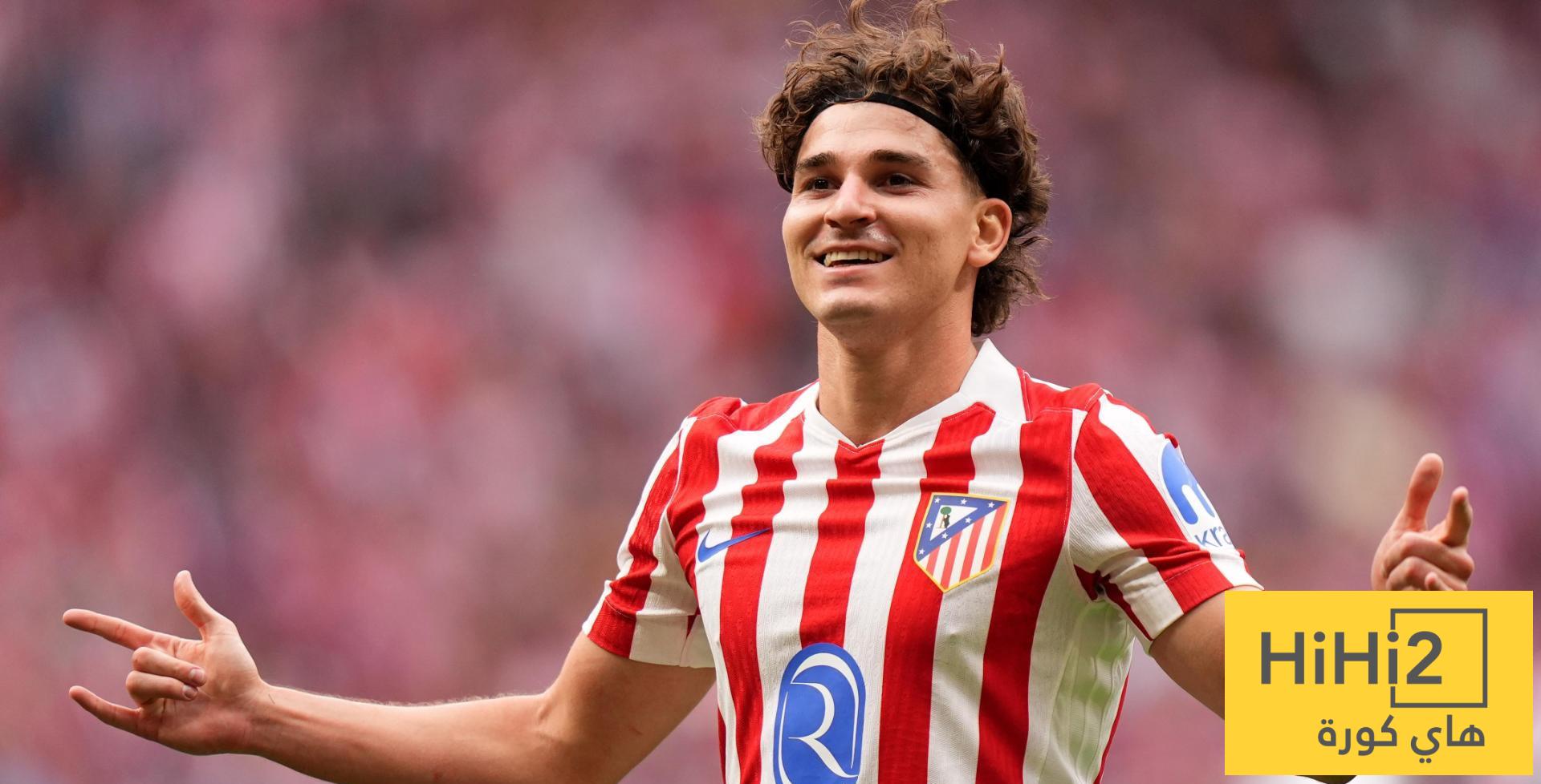 هدافي أتلتيكو مدريد في الليغا هذا الموسم