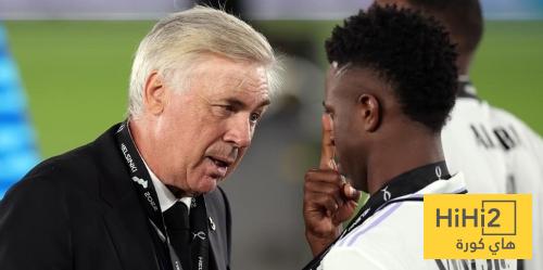 أنشيلوتي : فينيسيوس أخطأ في حق تشابي