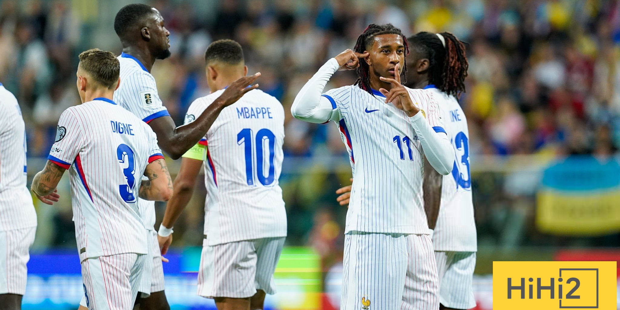 الرسم التكتيكي لتشكيلة فرنسا ضد اوكرانيا