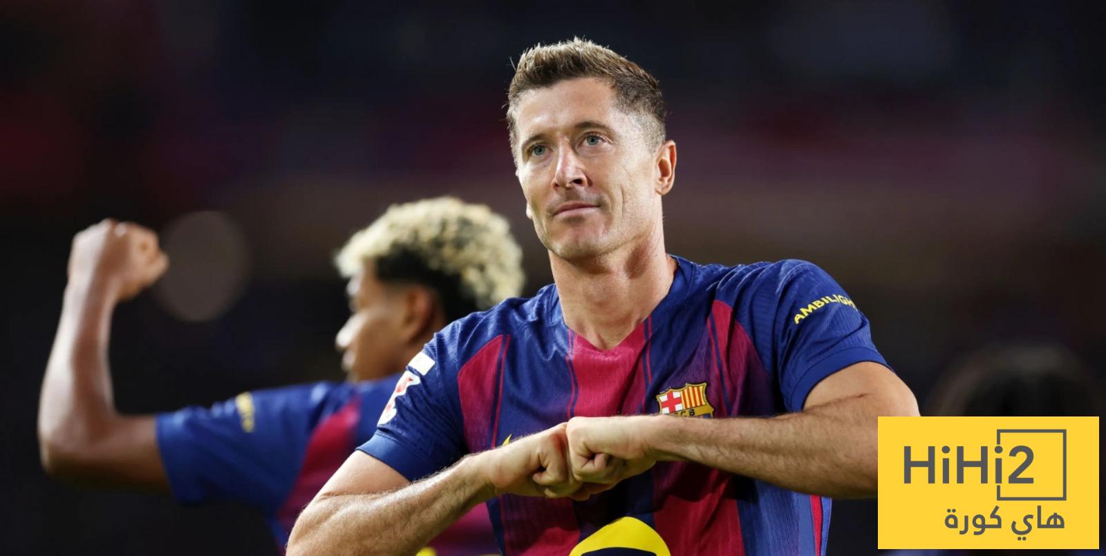 خيارات برشلونة لتعويض ليفاندوفسكي