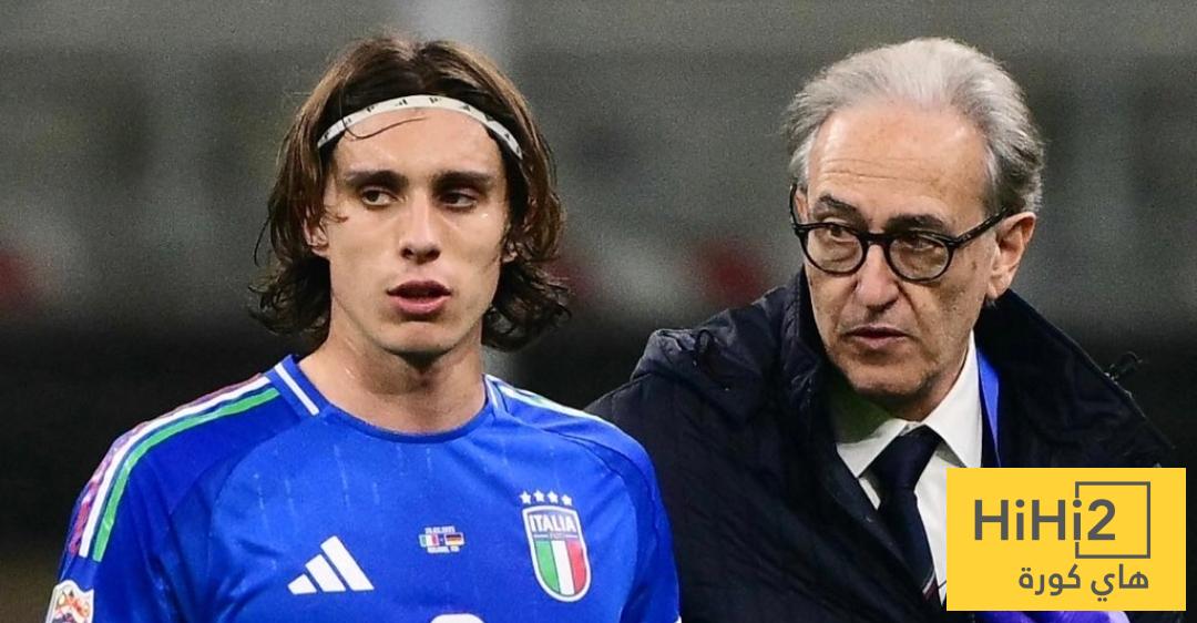 كالافيوري يغادر معسكر منتخب إيطاليا لهذا السبب