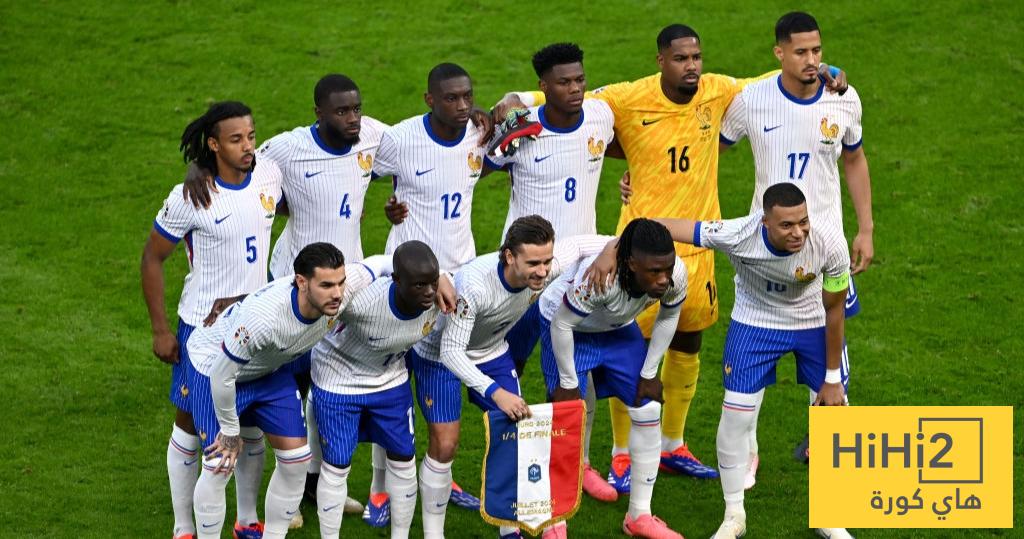 جدول ترتيب مجموعة فرنسا في تصفيات المونديال