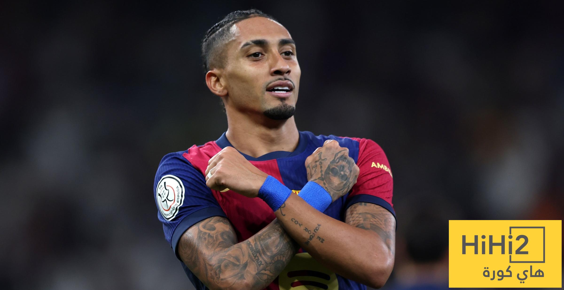 إحصائيات رافينيا في دوري الأبطال هذا الموسم