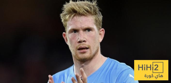 لاعب ارسنال يختار دي بروين كأفضل خصم