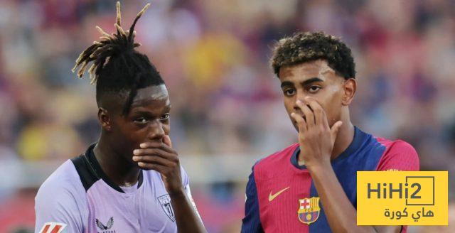 تقييم اتلتيك بيلباو في الشوط الأول أمام برشلونة