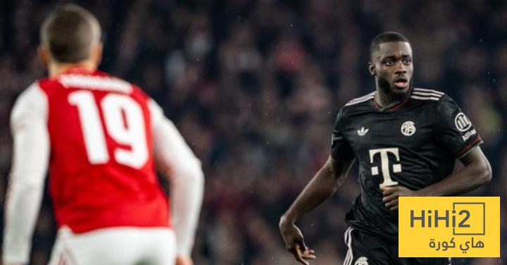 تقييم أرسنال في الشوط الأول أمام البايرن