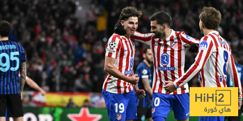 إحصائيات الشوط الأول لمباراة أتلتيكو مدريد وإنتر ميلان