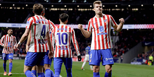 اتلتيكو مدريد يتقدم على ريال اوفييدو في الشوط الاول