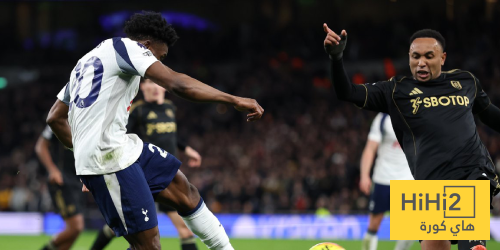 إحصائيات مباراة توتنهام وفولهام بعد مرور ساعة