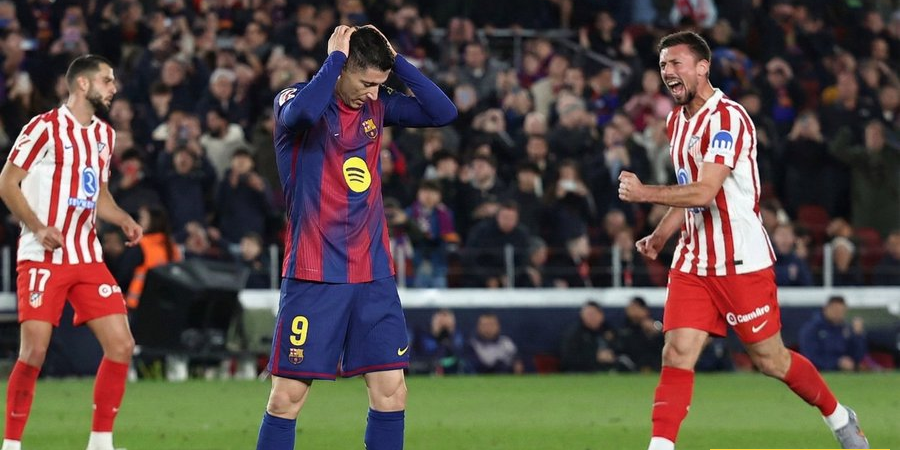 أسوأ لاعب في برشلونة امام اتلتيكو بالشوط الاول