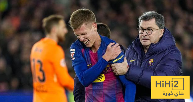 رسالة أولمو التحفيزية بعد تعرضه لخلع في الكتف