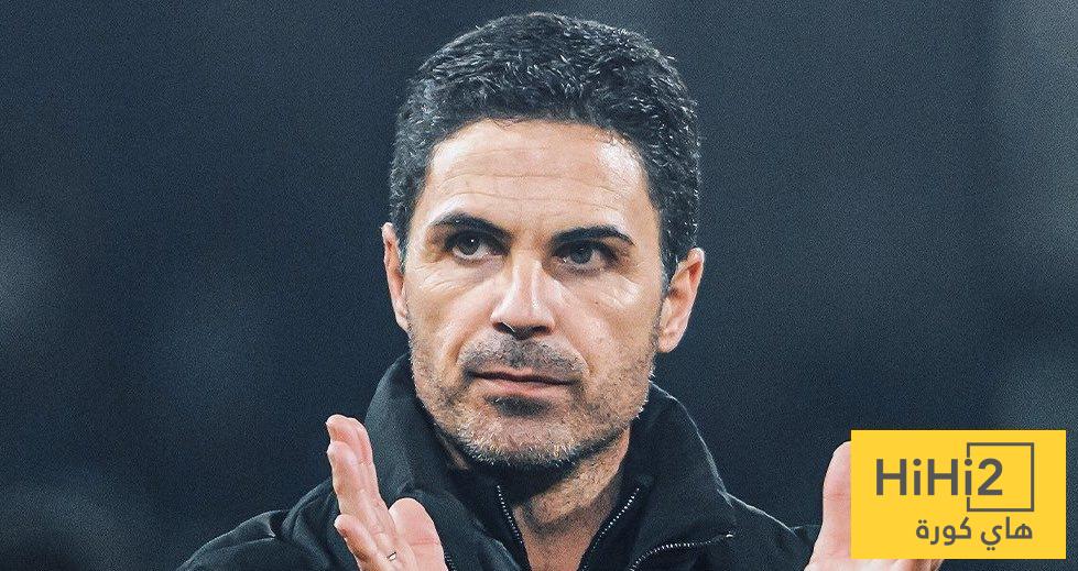 أول تعليق من أرتيتا بعد سقوط أرسنال أمام أستون فيلا