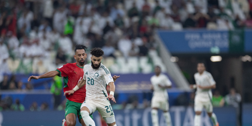 المنتخب المغربي بهدفًا ضد الأخضر