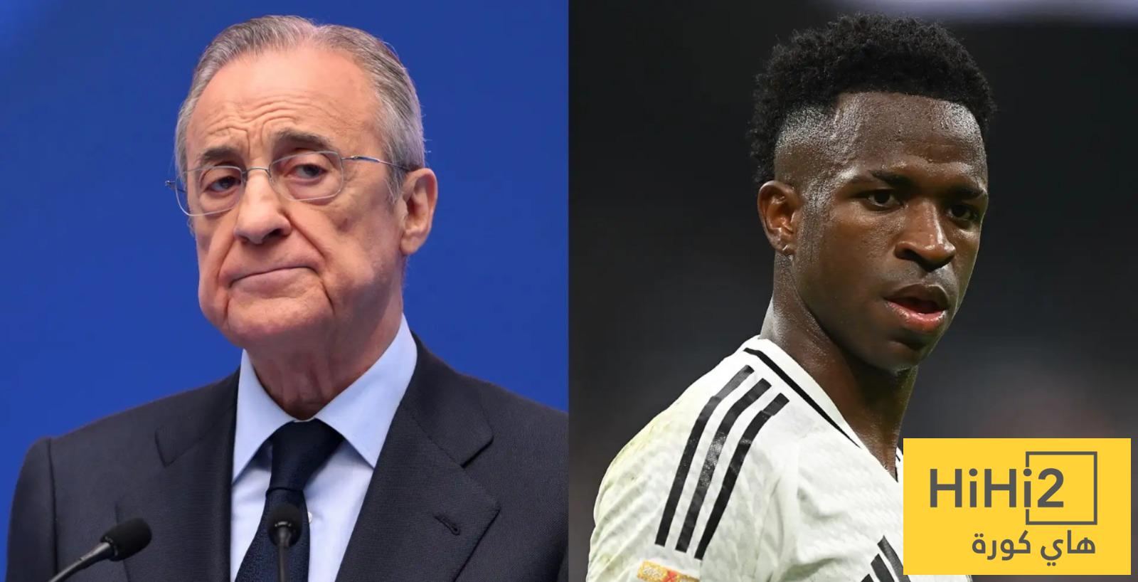 إدارة الريال تحمل فينيسيوس مسؤولية الخسارة أمام السيتي