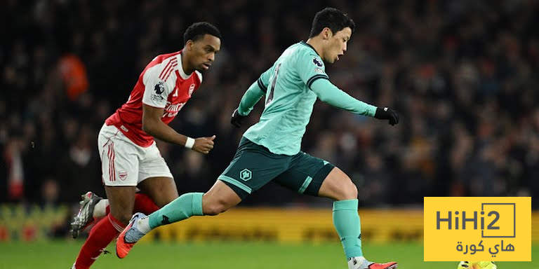 شوط سلبي بين ارسنال و وولفرهامبتون