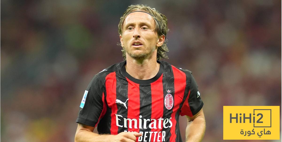 أرقام لوكا مودريتش أمام نابولي في كأس إيطاليا