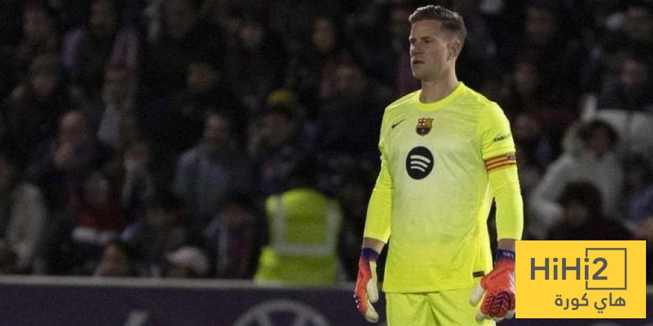 هل يتخلص برشونة من تير شتيغن في الشتاء؟