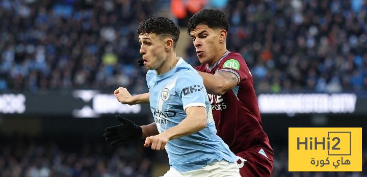 احصائيات فودين في الشوط الأول أمام وست هام