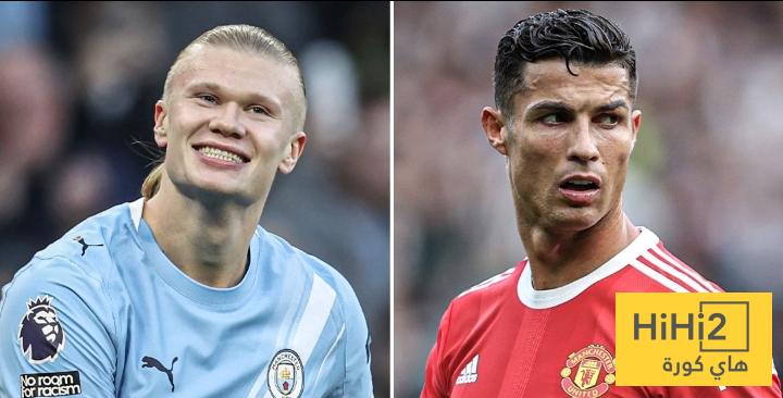 رسميا.. هالاند يتجاوز عدد اهداف رونالدو في الدوري الانجليزي
