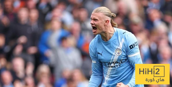 هالاند يصل للهدف رقم 19 في الدوري الانجليزي