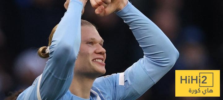 هالاند يتفوق على جميع المهاجمين