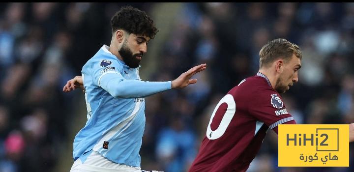 تقييم مانشستر سيتي في مباراة وست هام